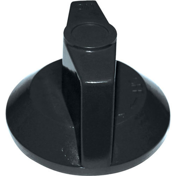 Comstock Castle Knob 2-1/2 D, Off-On 12-BK